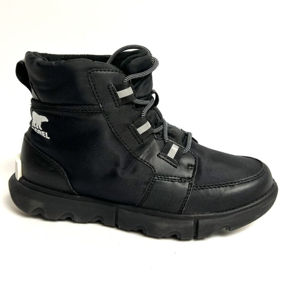 Sorel Women's Explorer II Carnival Boots Black, Size 6.5 M